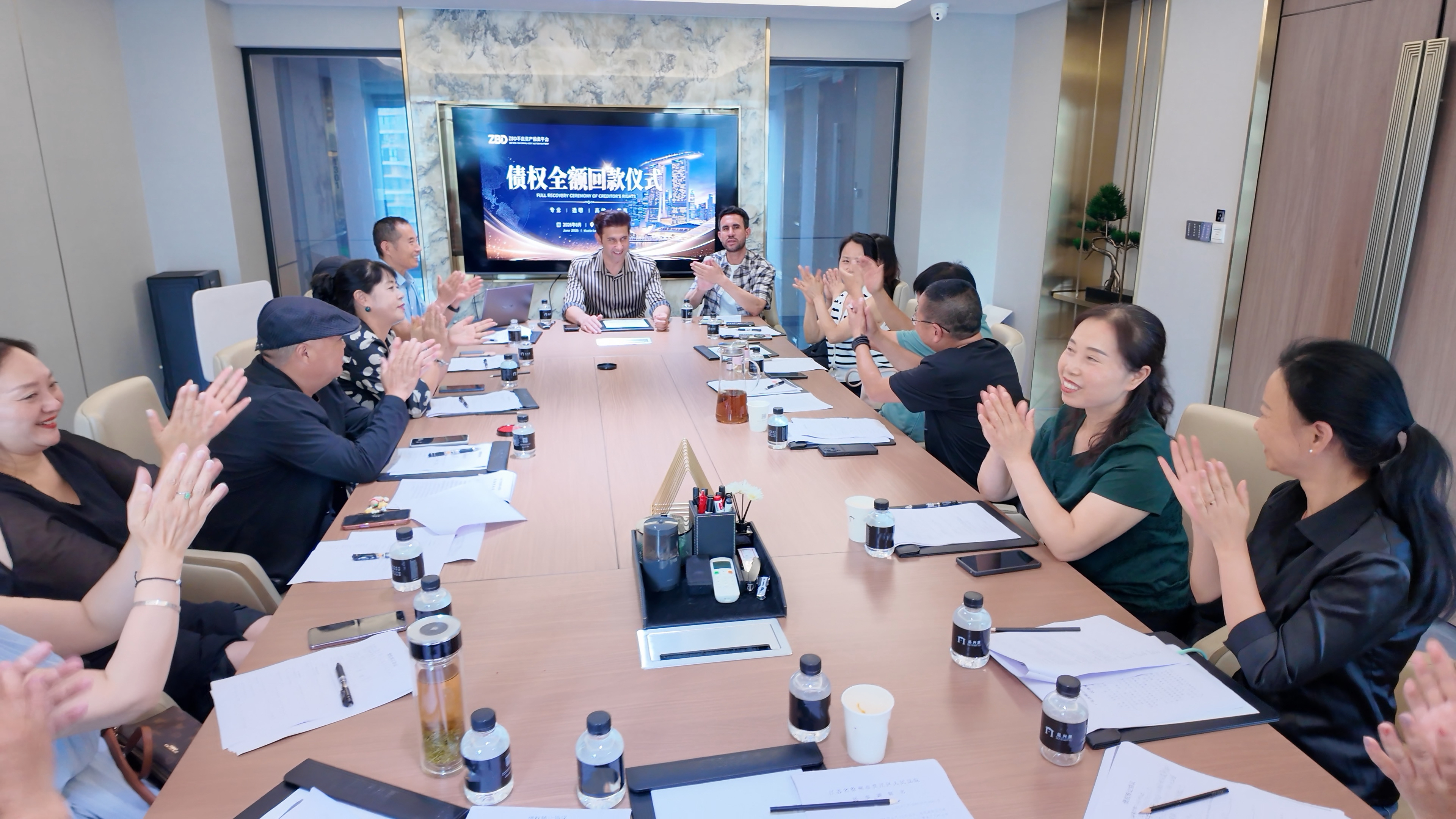 ZBD不良资产拍卖平台债权人回款签约仪式 在新加坡圆满举行